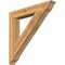 Ekena Millwork Traditional Traditional Rough Sawn Bracket, Western Red Cedar, 6"W x 42"D x 42"H BKT06X42X42TRA01RWR - alternate 1